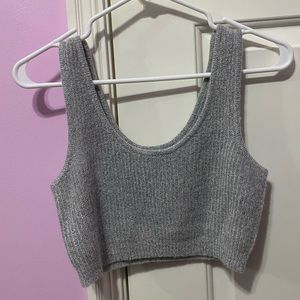 Forever 21 Grey Wool Cropped Tank Top 🌪